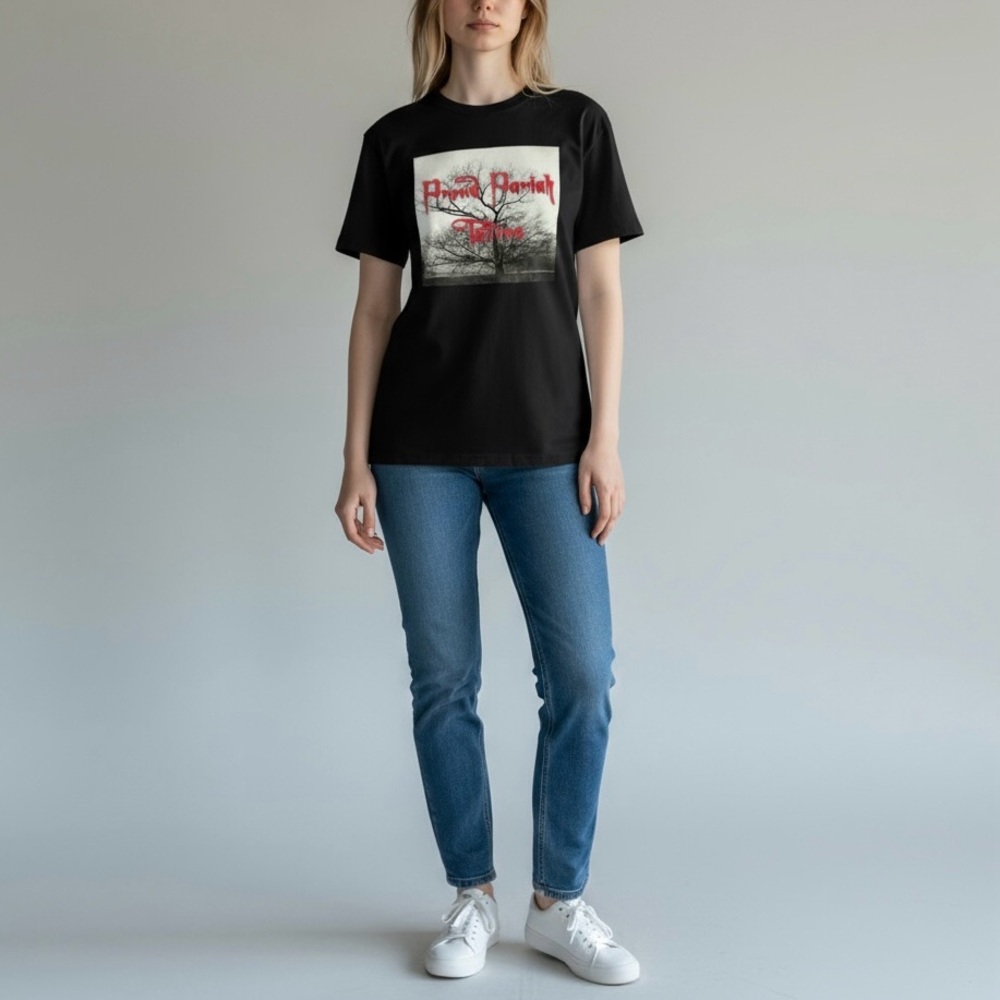 Bella Canvas Proud Pariah Tattoos T-Shirt Black Unisex 2XL Tattoo Studio Tee